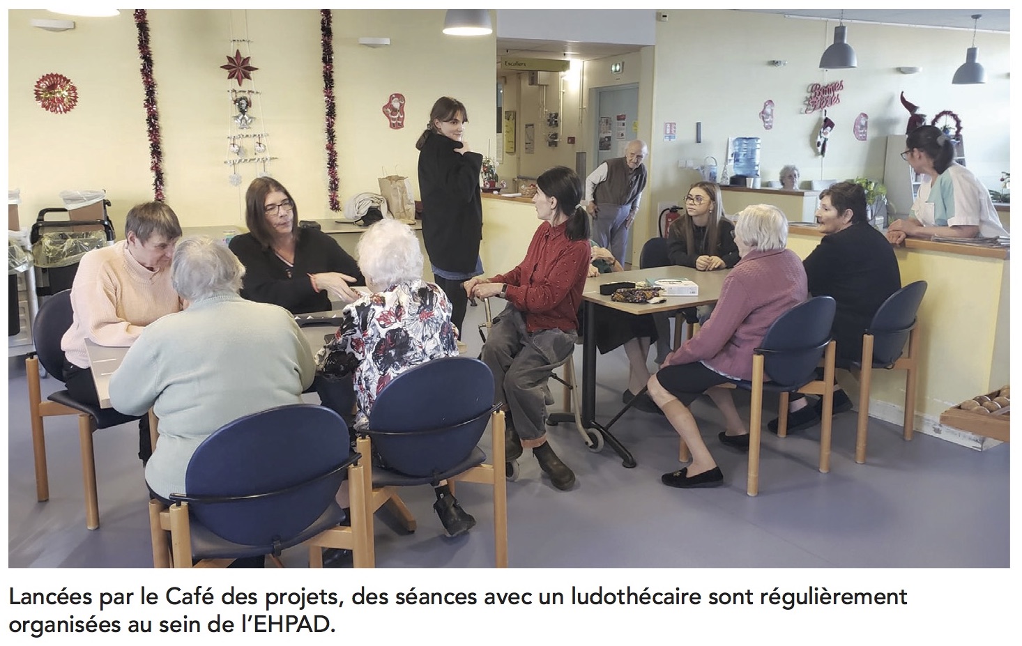 Le Café des projets ouvre l’EHPAD de Lormes sur l’extérieur