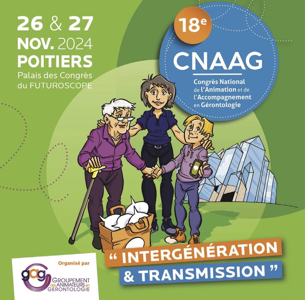 L’intergénération et la transmission, thématiques phares du CNAAG 2024